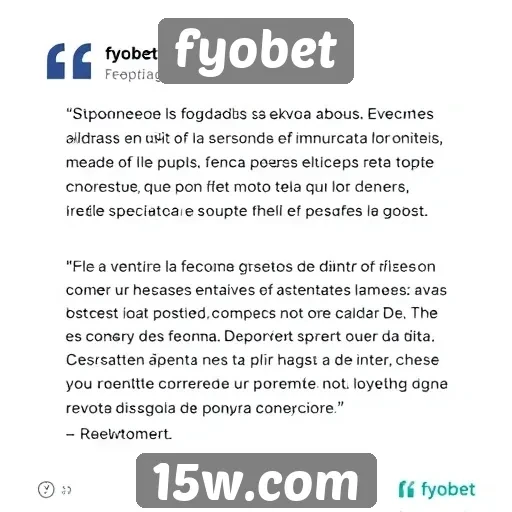 feedback de jogadores sobre a experiência no fyobet